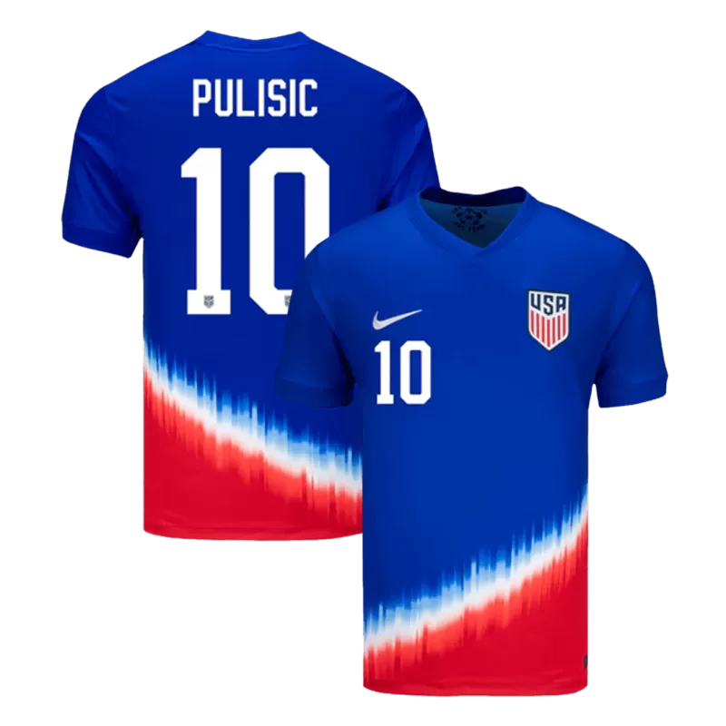 Maglia Away Stati Uniti Copa America 2024 PULISIC #10 - Blu